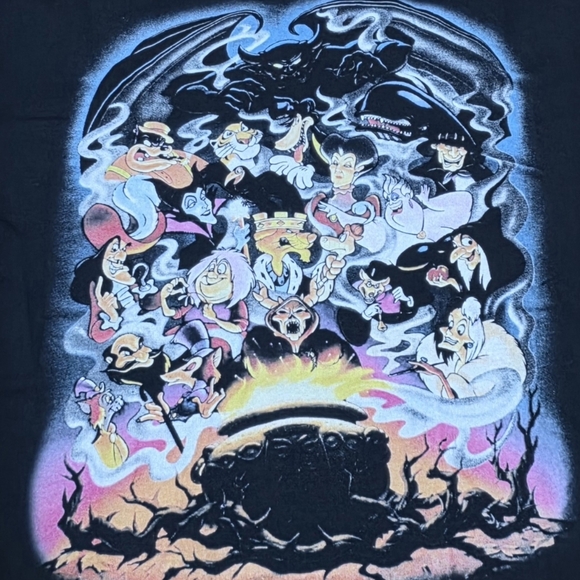 Vintage Disney Villains T-Shirt XL Rare